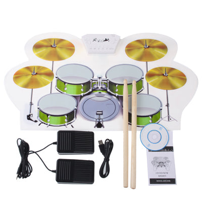 MD-1008 USB 2.0 MIDI Soft Roll-up Drum Kit, Size: 46 x 31cm - Percussion Instruments by buy2fix | Online Shopping UK | buy2fix