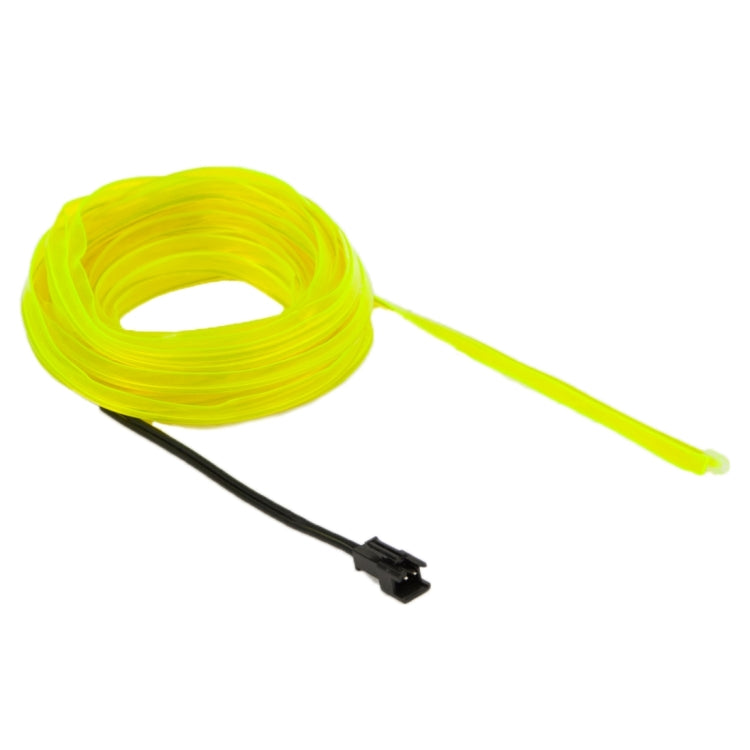 EL Cold Fluorescent Green Light Waterproof Flat Flexible Car Strip Light with Driver for Car Decoration, Length: 5m(Light Green) - Atmosphere lights by buy2fix | Online Shopping UK | buy2fix