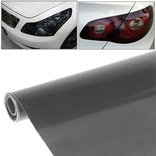 Protective Decoration Bright Surface Car Light Membrane /Lamp Sticker, Size: 195cm x 30cm (Grey Black) - Auto Film by buy2fix | Online Shopping UK | buy2fix