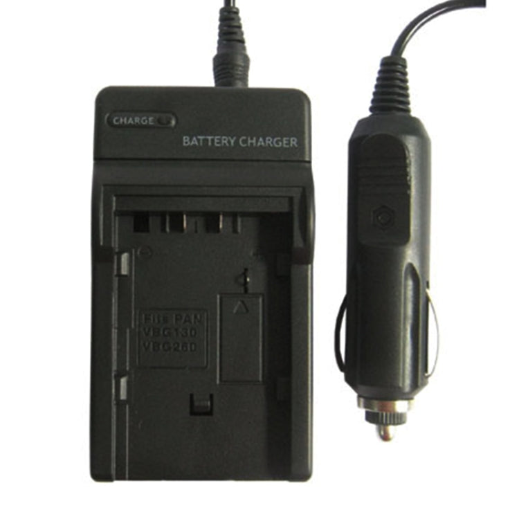 Digital Camera Battery Charger for Panasonic VBG130/ VBG260(Black) - Battery Car Charger by buy2fix | Online Shopping UK | buy2fix