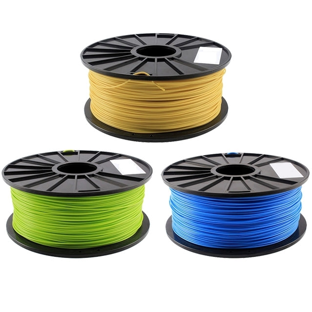 ABS 1.75 mm Luminous 3D Printer Filaments, about 395m(Yellow) - Consumer Electronics by buy2fix | Online Shopping UK | buy2fix