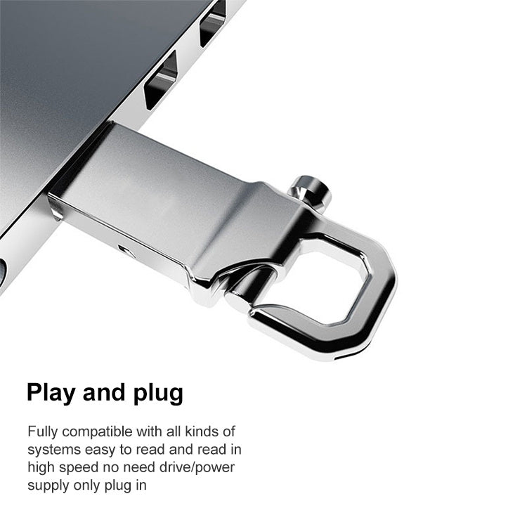 4GB Metallic Keychains Style USB 2.0 Flash Disk - Computer & Networking by buy2fix | Online Shopping UK | buy2fix