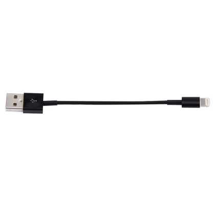 8 Pin to USB Sync Data / Charging Cable, Cable Length: 13cm(Black) - Normal Style Cable by buy2fix | Online Shopping UK | buy2fix