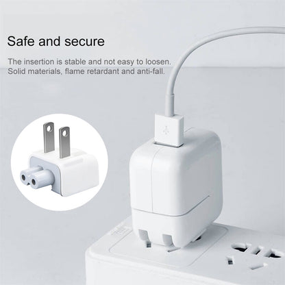 2.1A USB Power Adapter Travel Charger, UK Plug(White) - USB Charger by buy2fix | Online Shopping UK | buy2fix