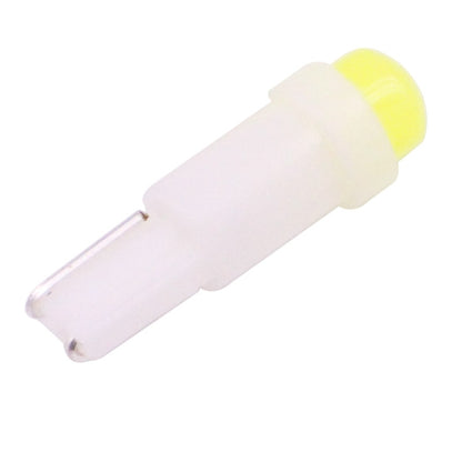 5 PCS T5 0.5W 20LM White Light 1 LED COB LED Instrument Light Bulb Dashboard Light for Vehicles, DC 12V(White) - Instrument Lights by buy2fix | Online Shopping UK | buy2fix