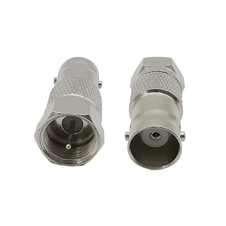 BNC Jack To F Plug Connector - Security by buy2fix | Online Shopping UK | buy2fix