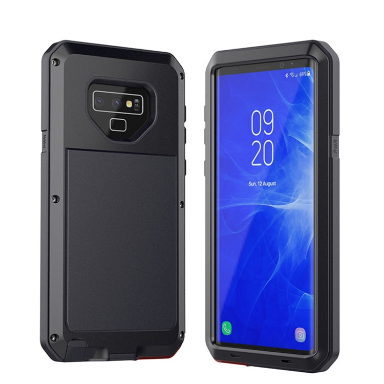 Metal Shockproof Daily Waterproof Protective Case for Galaxy Note 9(Black) - Samsung Accessories by buy2fix | Online Shopping UK | buy2fix