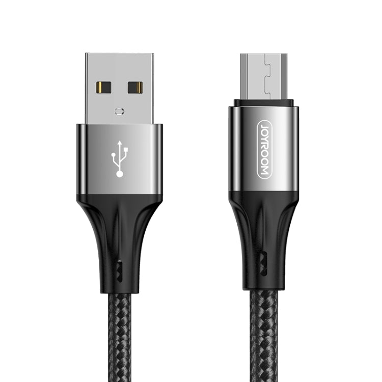 JOYROOM S-0230N1 N1 Series 0.2m 3A USB to Micro USB Data Sync Charge Cable(Black) - Micro USB Cable by JOYROOM | Online Shopping UK | buy2fix