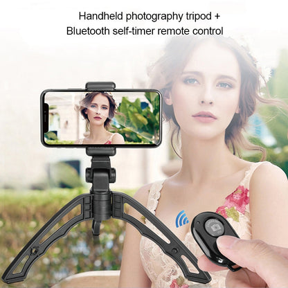 APEXEL Portable Handheld Lazy Live Broadcast Desktop Folding Universal Bluetooth Tripod Phone Holder - Consumer Electronics by APEXEL | Online Shopping UK | buy2fix