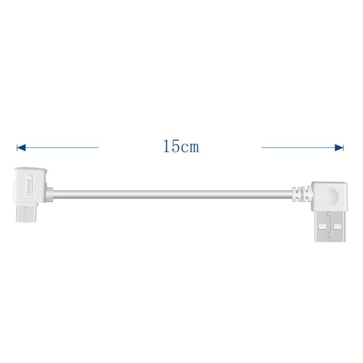 STARTRC 1108540 15cm USB to Micro USB Drone Remote Control Tablet Phone Adapter Charging Data Cable for Xiaomi FIMI X8SE/X8SE2020 - DJI & GoPro Accessories by STARTRC | Online Shopping UK | buy2fix