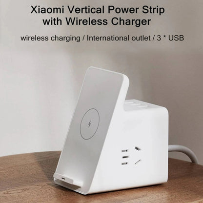 Original Xiaomi 10W Vertical Wireless Charger Socket with 3 USB Ports & Power Switch, Cable Length: 1.5m, CN Plug (White) - Multifunction Charger by Xiaomi | Online Shopping UK | buy2fix