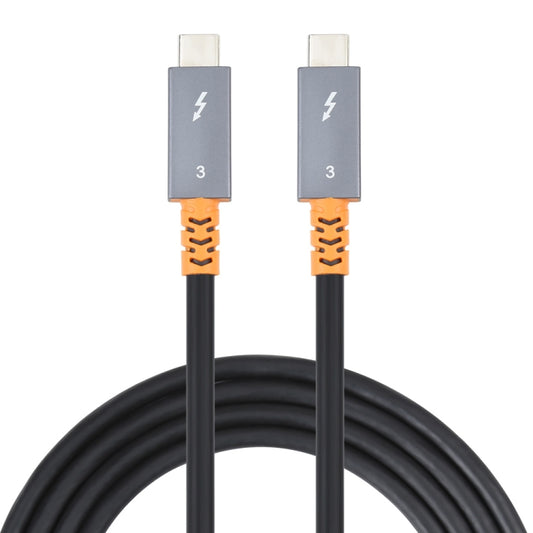 9049 100W USB-C / Type-C Male to USB-C / Type-C Male Two-color Data Cable 4K Audio Video Cable for Thunderbolt 3, Cable Length:1.5m -  by buy2fix | Online Shopping UK | buy2fix
