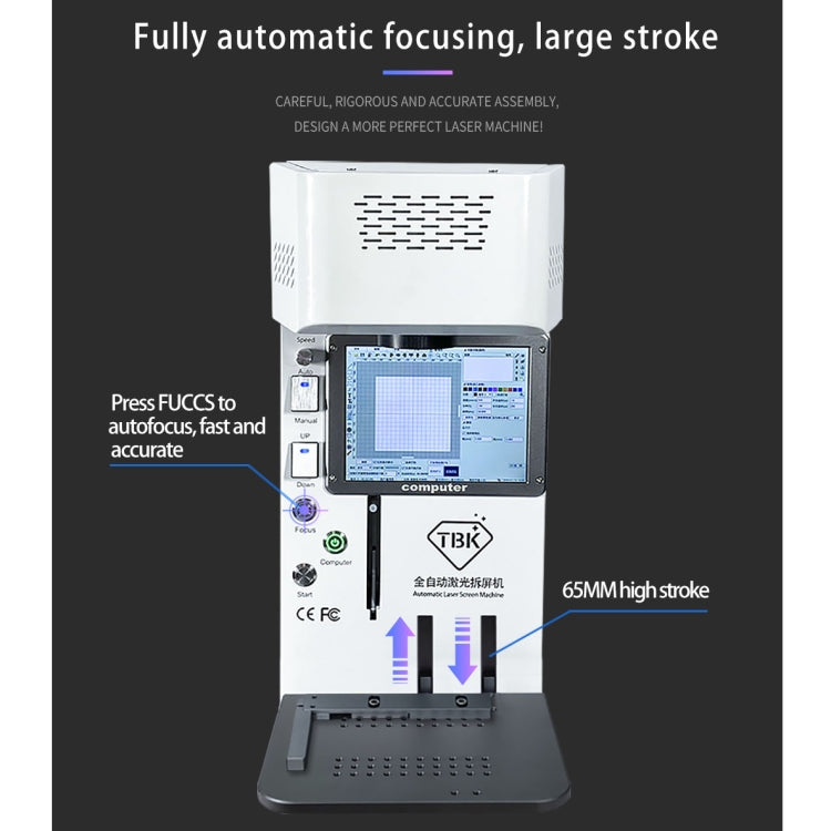 TBK958B Automatic Mini Laser Marking Screen Separater Repair Machine - Repair Platform by TBK | Online Shopping UK | buy2fix