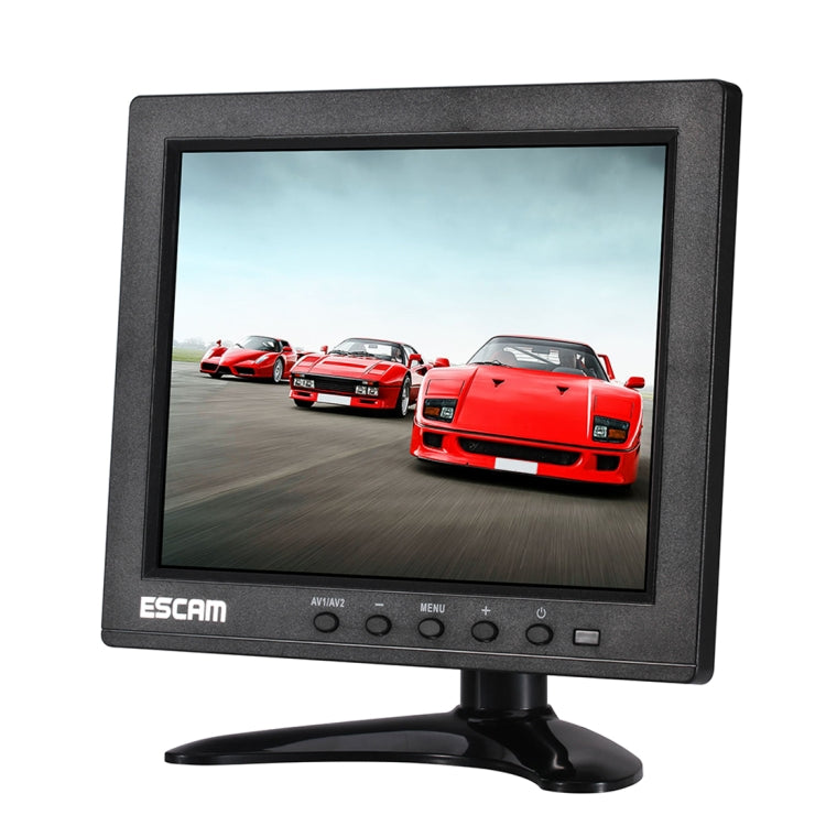 ESCAM T08 8 inch TFT LCD 1024x768 Monitor with VGA & HDMI & AV & BNC & USB for PC CCTV Security - Consumer Electronics by ESCAM | Online Shopping UK | buy2fix