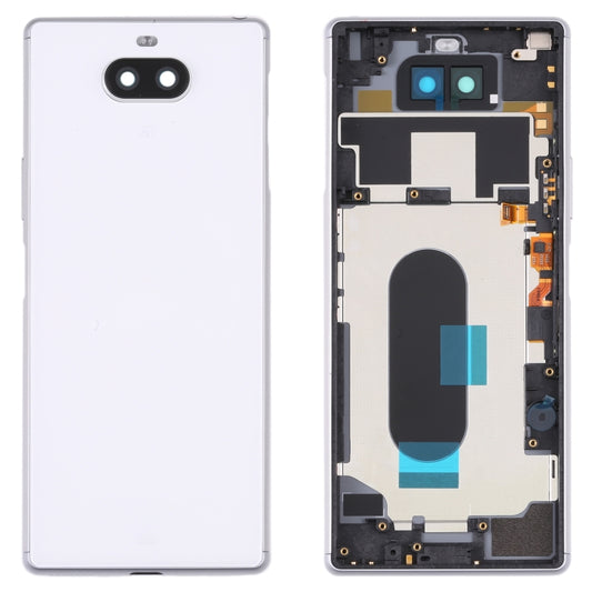 For Sony Xperia 8 Original Battery Back Cover(White) - Repair & Spare Parts by buy2fix | Online Shopping UK | buy2fix