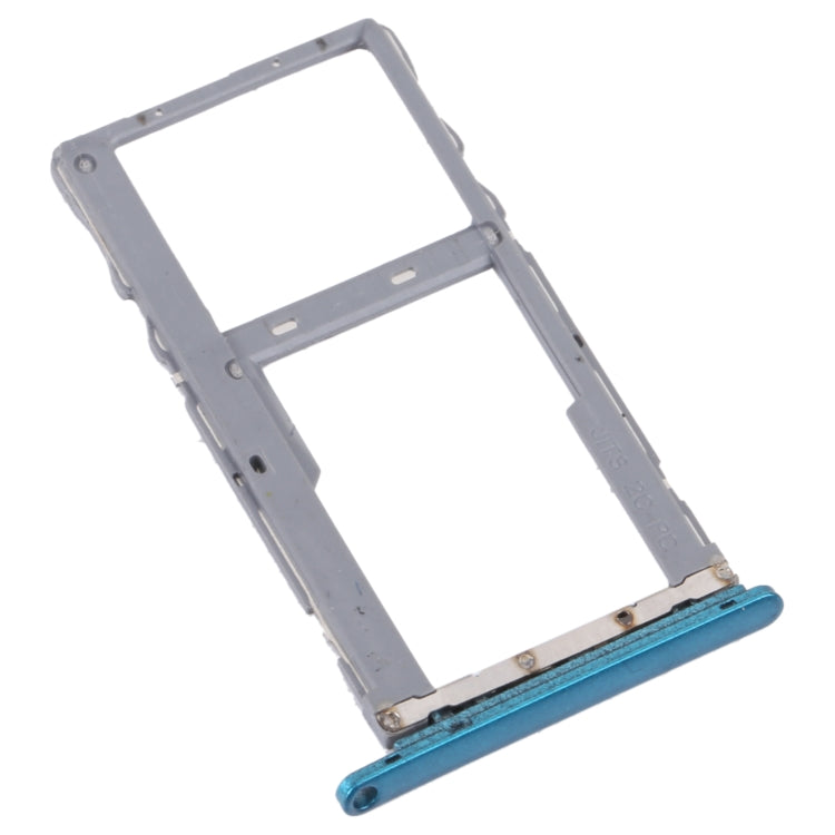 For Alcatel 3L 2020 Original SIM Card Tray + Micro SD Card Tray (Green) - Card Tray by buy2fix | Online Shopping UK | buy2fix