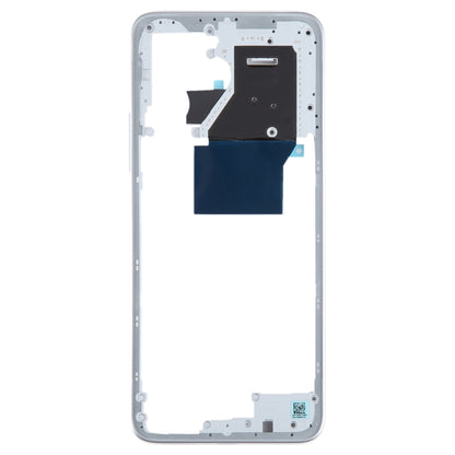 For Xiaomi Redmi 12 4G Original Front Housing LCD Frame Bezel Plate (Silver) - Frame Bezel Plate by buy2fix | Online Shopping UK | buy2fix