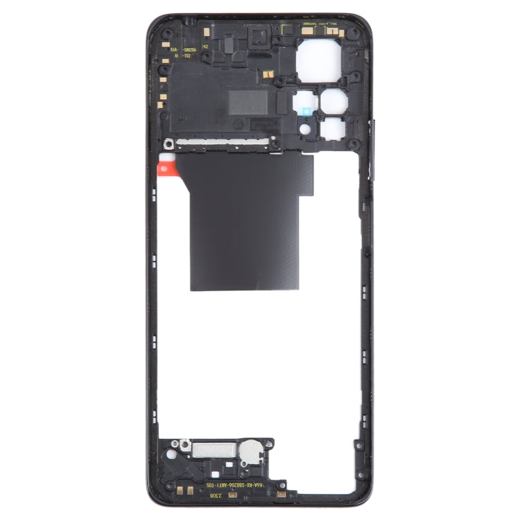 For Xiaomi Redmi Note 12 Pro 4G Original Middle Frame Bezel Plate (Black) - Frame Bezel Plate by buy2fix | Online Shopping UK | buy2fix