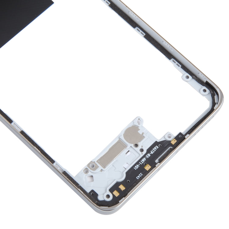 For Xiaomi Redmi Note 12 Pro 4G Original Middle Frame Bezel Plate (Silver) - Frame Bezel Plate by buy2fix | Online Shopping UK | buy2fix