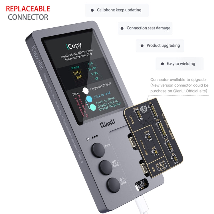 Qianli iCopy Plus 3 in 1 LCD Screen Original Color Repair Programmer For iPhone - Repair & Spare Parts by QIANLI | Online Shopping UK | buy2fix