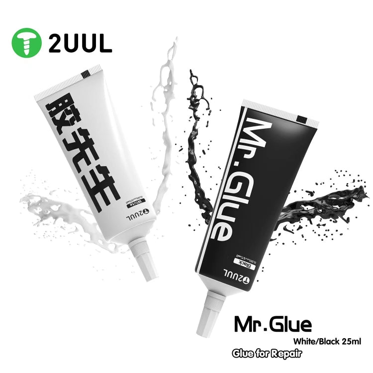 2UUL Mr Glue 25ml Strong Adhesive for Repair (White) - Repair Glue Series by 2UUL | Online Shopping UK | buy2fix