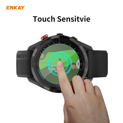For Garmin Approach S62 ENKAY Hat-Prince 0.2mm 9H 2.15D Curved Edge Tempered Glass Screen Protector  Watch Film - Screen Protector by ENKAY | Online Shopping UK | buy2fix