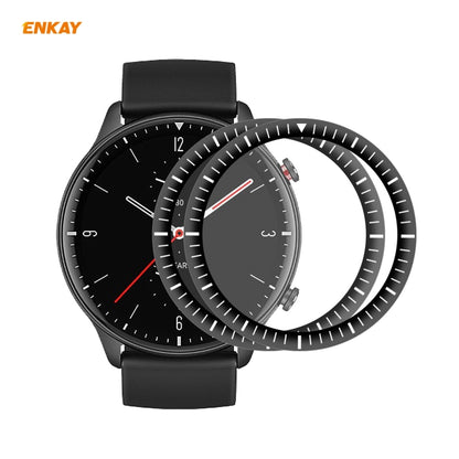 2 PCS For Amazfit GTR 2 ENKAY Hat-Prince 3D Full Screen Soft PC Edge + PMMA HD Screen Protector Film - Screen Protector by ENKAY | Online Shopping UK | buy2fix