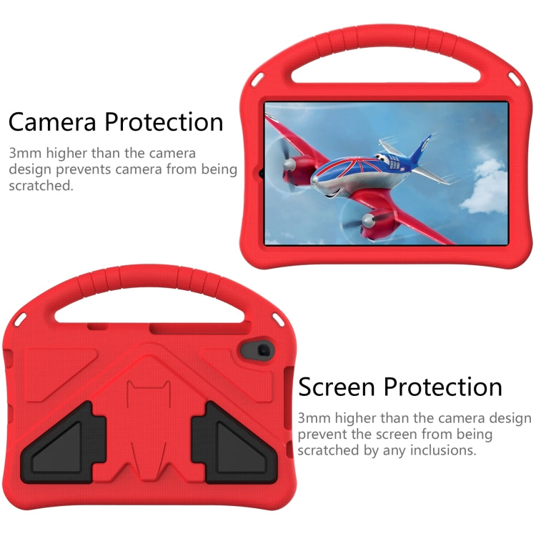 For Lenovo Tab M8 TB-8505F/X(HD)/8705 EVA Flat Anti Falling Protective Case Shell with Holder(Red) - For Lenovo by buy2fix | Online Shopping UK | buy2fix