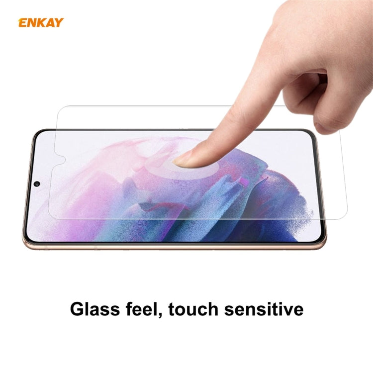 For Samsung Galaxy S21 5G 10 PCS ENKAY Hat-Prince 0.1mm 3D Full Screen Protector Explosion-proof Hydrogel Film - Mobile Accessories by ENKAY | Online Shopping UK | buy2fix