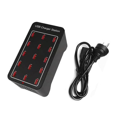 XLD-A7 100W 15 USB Ports Fast Charger Station Smart Charger, AC 110-240V, Plug Size:AU Plug - Multifunction Charger by buy2fix | Online Shopping UK | buy2fix