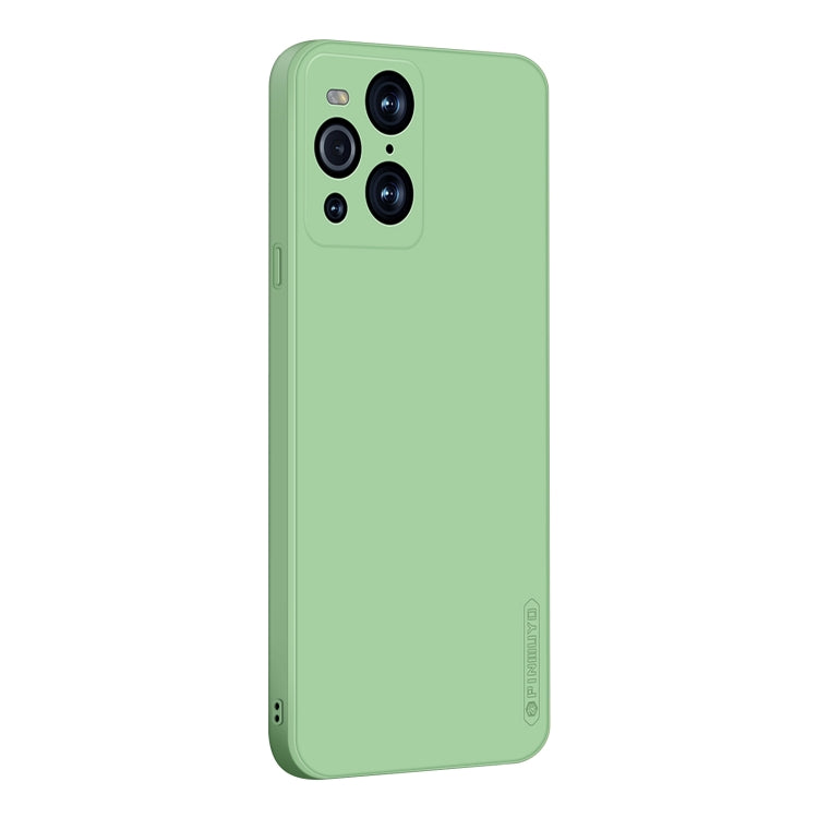 For OPPO Find X3 / Find X3 Pro PINWUYO Touching Series Liquid Silicone TPU Shockproof Case(Green) - OPPO Cases by PINWUYO | Online Shopping UK | buy2fix