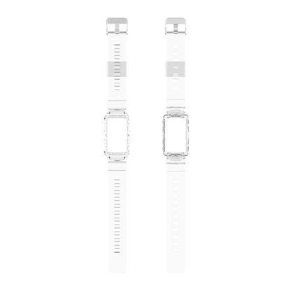 For Fitbit Charge 4 Silicone One Body Armor Watch Band(Transparent) - Smart Wear by buy2fix | Online Shopping UK | buy2fix