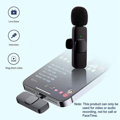 Wireless Lapel Microphones For Android Type C Device - Lavalier Microphone,Suitable For The YouTube | Facebook | Live Streaming | Interview Video | Tiktok - Consumer Electronics by buy2fix | Online Shopping UK | buy2fix