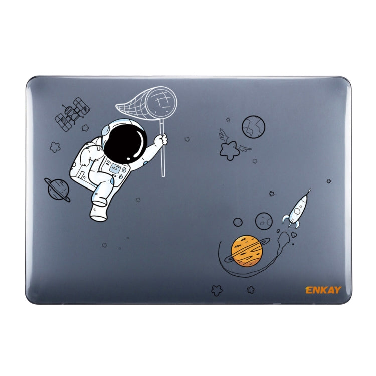 For MacBook Pro 13.3 A1708 ENKAY Hat-Prince 3 in 1 Spaceman Pattern Laotop Protective Crystal Case with TPU Keyboard Film / Anti-dust Plugs, Version:EU(Spaceman No.2) - MacBook Pro Cases by ENKAY | Online Shopping UK | buy2fix