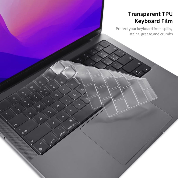 For MacBook Air 13.6 A2681 ENKAY Hat-Prince 3 in 1 Spaceman Pattern Laotop Protective Crystal Case with TPU Keyboard Film / Anti-dust Plugs, Version:US(Spaceman No.3) - MacBook Air Cases by ENKAY | Online Shopping UK | buy2fix