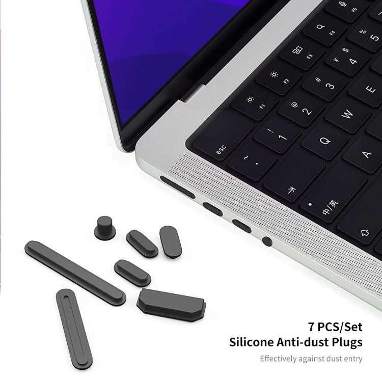 For MacBook Air 13.6 2022/2024 A2681 (M2) / A3113 (M3) ENKAY Hat-Prince 3 in 1 Spaceman Pattern Laotop Protective Crystal Case with TPU Keyboard Film / Anti-dust Plugs, Version:US(Spaceman No.2) - MacBook Air Cases by ENKAY | Online Shopping UK | buy2fix