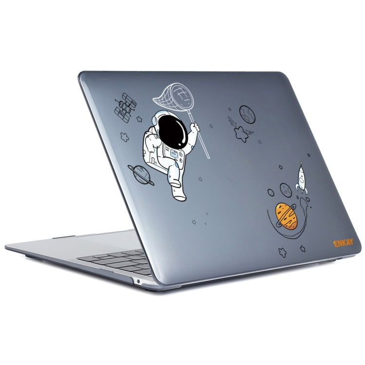 For MacBook Pro 15.4 A1707/A1990 ENKAY Hat-Prince 3 in 1 Spaceman Pattern Laotop Protective Crystal Case with TPU Keyboard Film / Anti-dust Plugs, Version:EU(Spaceman No.2) - MacBook Pro Cases by ENKAY | Online Shopping UK | buy2fix