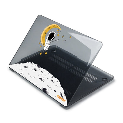 For MacBook Pro 16.1 A2141 ENKAY Hat-Prince 3 in 1 Spaceman Pattern Laotop Protective Crystal Case with TPU Keyboard Film / Anti-dust Plugs, Version:EU(Spaceman No.3) - MacBook Pro Cases by ENKAY | Online Shopping UK | buy2fix