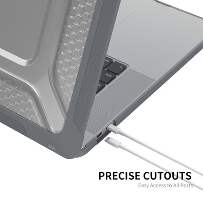 For MacBook Pro 16 A2141 ENKAY Hat-Prince 3 in 1 Protective Bracket  Case Cover Hard Shell with TPU Keyboard Film / Anti-dust Plugs, Version:EU(Khaki) - MacBook Pro Cases by ENKAY | Online Shopping UK | buy2fix