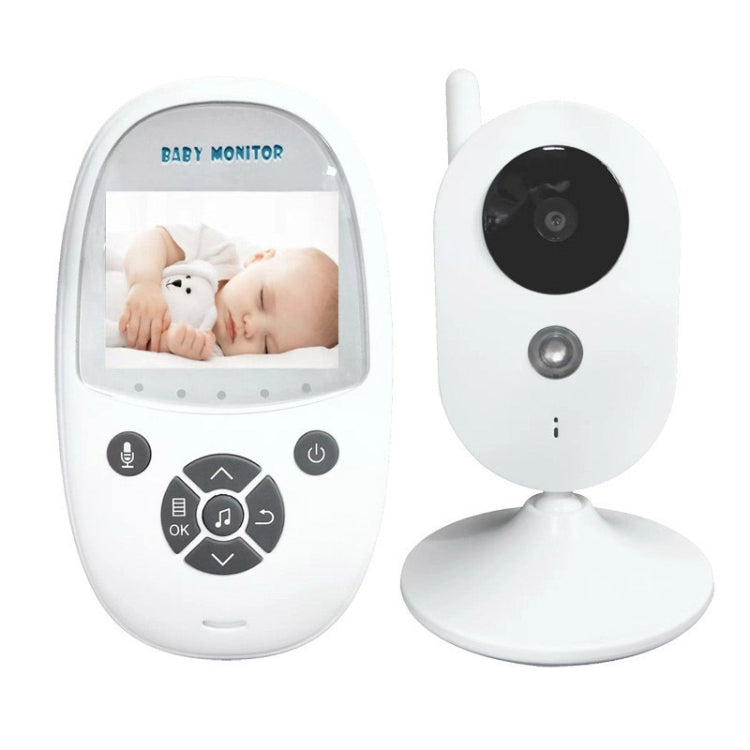 ZR302 2.4GHz Digital Video Smart Baby Monitor Night Vision Camera, Music Player, Two Way Intercom Function(UK Plug) - Security by buy2fix | Online Shopping UK | buy2fix