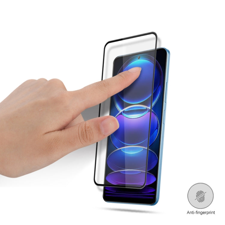 For Xiaomi Redmi Note 12 Pro mocolo 2.5D Full Glue Tempered Glass Full Film - Note 12 Pro Tempered Glass by mocolo | Online Shopping UK | buy2fix