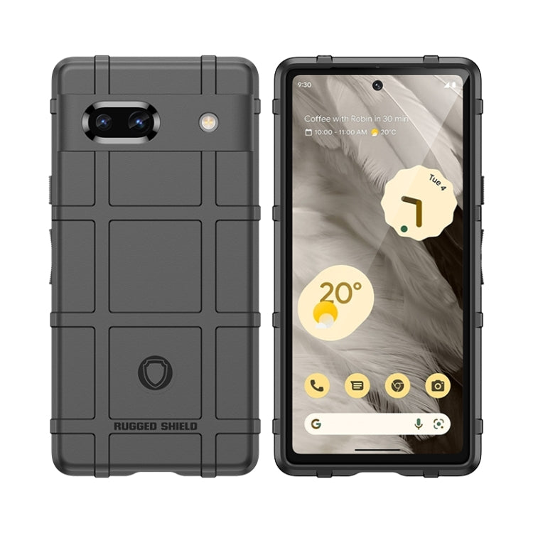 For Google Pixel 7A Full Coverage Shockproof TPU Phone Case(Black) - Google Cases by buy2fix | Online Shopping UK | buy2fix