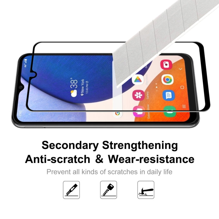 For Samsung Galaxy A14 5G 5pcs ENKAY Hat-Prince 6D Full Glue Tempered Glass Full Film - Galaxy Tempered Glass by ENKAY | Online Shopping UK | buy2fix