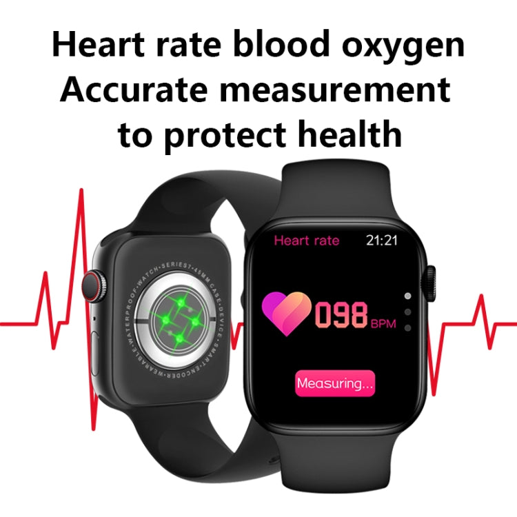 WS88 1.96 inch Color Screen Smart Watch,Support Heart Rate Monitoring / Blood Pressure Monitoring(Blue) - Smart Wear by buy2fix | Online Shopping UK | buy2fix