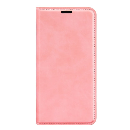For Xiaomi Poco C40 Retro-skin Magnetic Suction Leather Phone Case(Pink) - Xiaomi Cases by buy2fix | Online Shopping UK | buy2fix