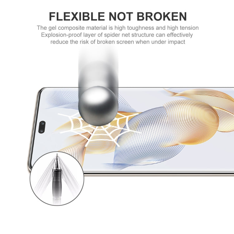 For Honor 90 Pro 5pcs ENKAY Full Glue Soft Explosion-proof Hydrogel Film - For Huawei by ENKAY | Online Shopping UK | buy2fix