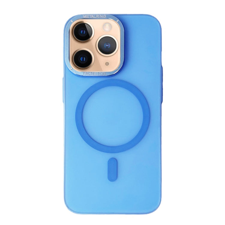 For iPhone 11 Pro Frosted PC MagSafe TPU Phone Case(Blue) - iPhone 11 Pro Cases by buy2fix | Online Shopping UK | buy2fix