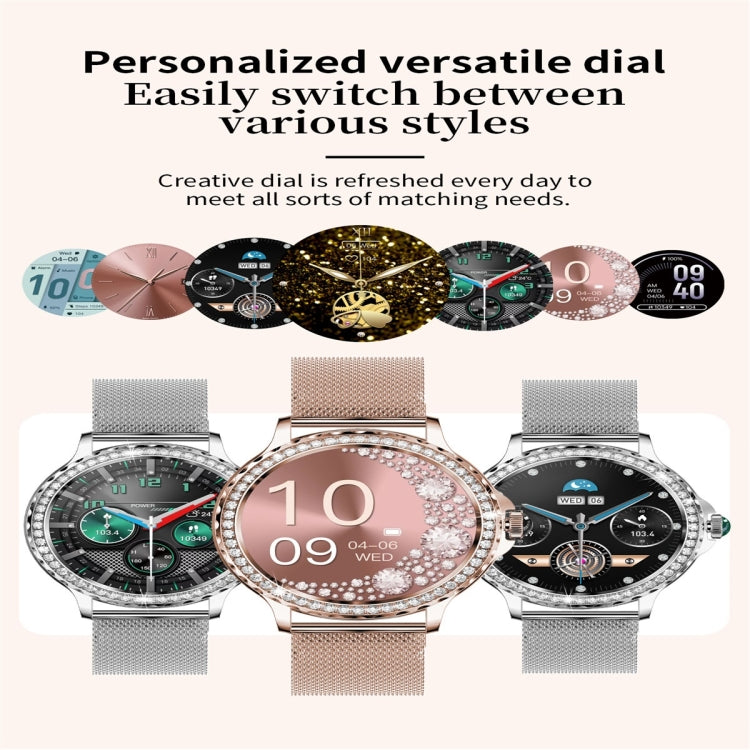 NX19 1.3 inch IP68 Waterproof Color Screen Smart Watch,Support Heart Rate / Blood Pressure / Blood Oxygen Monitoring(Silver) - Smart Watches by buy2fix | Online Shopping UK | buy2fix