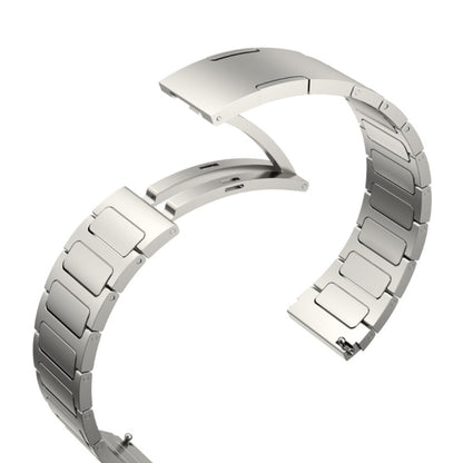 For SUUNTO 5 Peak 22mm I-Shaped Titanium Alloy Watch Band(Black) -  by buy2fix | Online Shopping UK | buy2fix