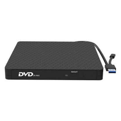XD009 External CD Reader VCD Burner Ultra-thin Design Laptop Computer USB 3.0+Type-C DVD Drive - Rewritable Drive by buy2fix | Online Shopping UK | buy2fix